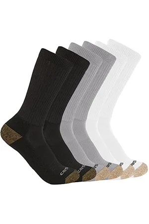 Carhartt Herren Midweight Crew 6 Pack Socken, , Large (6er Pack)