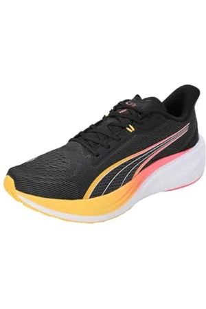 PUMA Unisex Darter Pro Road Running Shoe, Black-Sun Stream, 37 EU