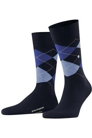Burlington Herren Socken Edinburgh M SO Wolle gemustert 1 Paar, , 40-46
