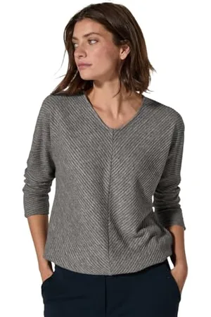CECIL Damen B322386 Melange Ottoman T-Shirt, ,M