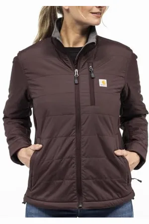 Carhartt Damen Winterjacke Relaxed Fit Light Insulated, Farbe:BlackBerry, Größe:S