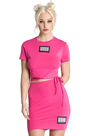 Gianni Kavanagh Damen Pink Signs Tee T-Shirt, Small