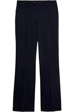Sisley Womens Trousers 4ED4LF04Z Pants, Blue, 38