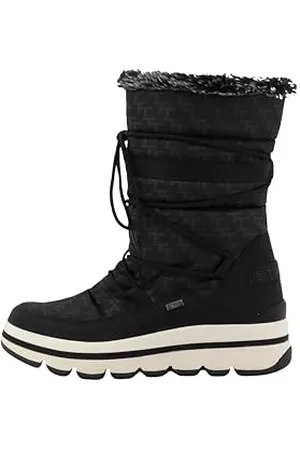 TOM TAILOR Damen 4290040007 Schneestiefel, Black, 36 EU