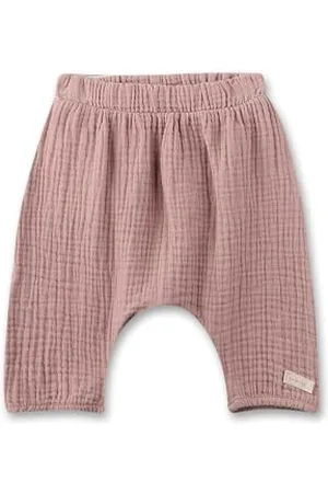 Sanetta Newborn-Hose aus Musselin | Praktische und Bequeme Mousselin-Hose aus Bio-Baumwolle für Mädchen. Baby Bekleidung 44