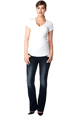Noppies Damen Otb Bootcut Jade Umstandsjeans, Dark Stone Wash, 26 EU