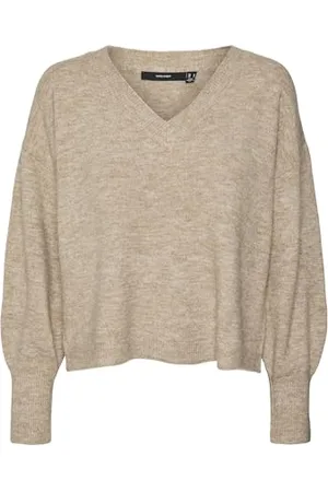 VERO MODA VMJUPITER LS V-Neck Pullover BF