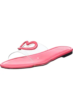 Moschino Damen Ja28441g0gird99b Mule, durchsichtig, 40 EU