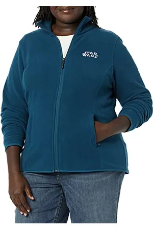 Amazon Disney | Marvel | Star Wars | Princess Damen Polarfleece-Jacke mit durchgehendem Reißverschluss und Stehkragen, , XS