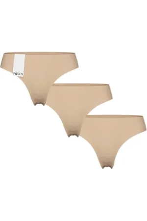 Pieces® Pcnamee Thong 3-Pack Noos