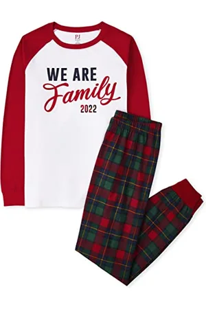 The Childrens Place Unisex-Baby Holiday Pajamas, Cotton Pyjamaset, , S