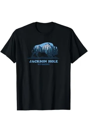 Buffalo Jackson Hole Wyoming - WY & Mountains T-Shirt