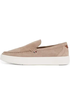 Tommy Hilfiger Herren Loafer Modern Light Hybrid aus Wildleder, Beige (Coastal Taupe), 40