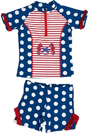 Playshoes Mädchen Uv-Schutz Bade-Set Seepferdchen Tankini, , 74/80