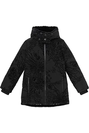 Desigual Girls CHAQ_Moselle Jacket, Black, 9/10