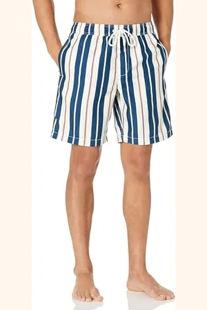 Amazon Herren Badehose, 23 cm, Mit Lockerer Passform und Schnelltrocknend - Auslauffarben, , L