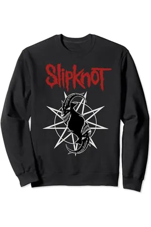 Slipknot Star Rundhalsausschnitt mit Ziegenmotiv Sweatshirt