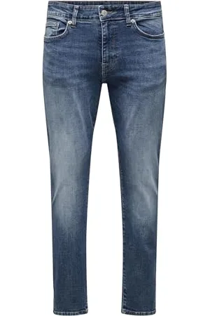 Only & Sons Male Slim Fit Jeans ONSWEFT Mittlere Taille Normal geschnitten Jeans