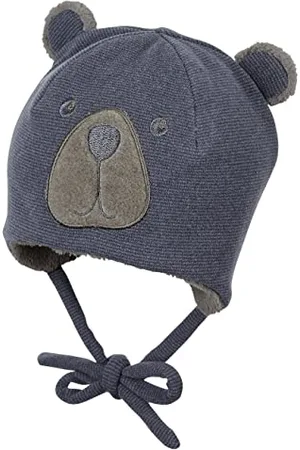Sterntaler Baby - Jungen Mütze Baby Mütze Bärgesicht, , 49
