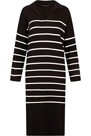 Apart Damen Maxikleid Aus Kuschelweichem Strick Dress, , 42 EU