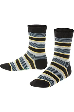 Falke Unisex Kinder Socken Mixed Stripe, Baumwolle, 1 Paar, , 31-34