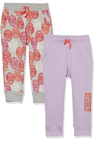 Amazon Disney | Marvel | Star Wars | Princess Mädchen Fleece-Jogginghose, 2er-Pack, , 11-12 Jahre