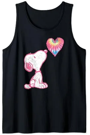 Peanuts Snoopy Pastell Regenbogen Herz Tank Top