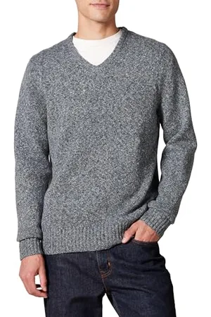 Amazon Herren Soft-Touch-Pullover mit Langen Ärmeln und V-Ausschnitt, , XXL
