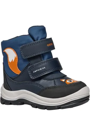 Geox B FLANFIL Boy B ABX Snow Boot, Navy/DK AVIO, 27 EU