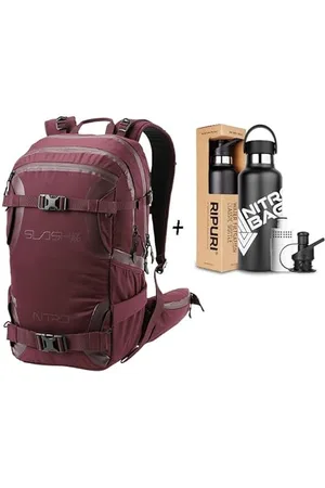 Nitro SLASH 25 pro SET mit Ripuri 600 ml Flasche & Filter, Snowboardrucksack, Tourenrucksack, 25 L