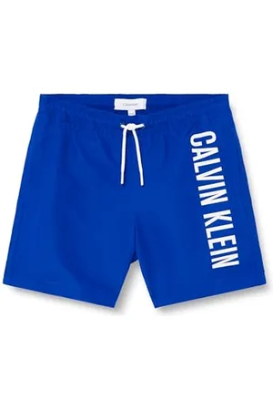 Calvin Klein Jeans Jungen Badeshorts Medium Drawstring mit Logo-Print, , 8-10 Jahre