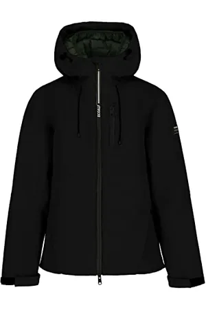 ECOALF Damen MANDALF Jacket Woman Jacke Frau, Black, 000M