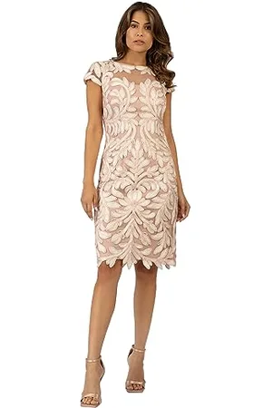 Apart APART Kurzes Allover aufwendig bestricktes Meshkleid, , 46
