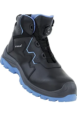 Stabilus Unisex Alex MID Blue Twist S3S Sicherheitsschuh, schwarz | blau, 44 EU