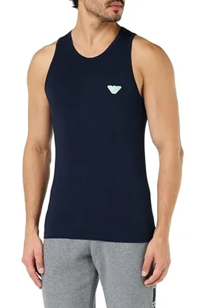 Emporio Armani Herren Shiny Logoband Tank T-Shirt, , S