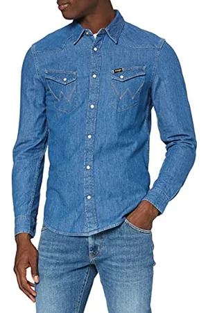 Wrangler Herren LS Western Shirt Freizeithemd, L, L