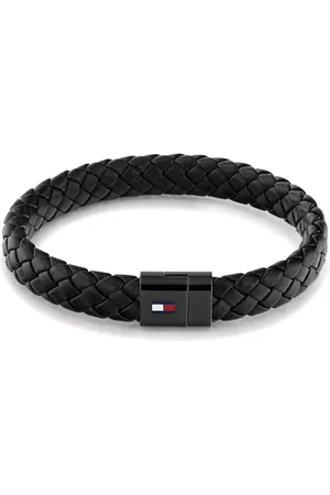 Tommy Hilfiger Jewelry Armband für Herren aus Leder - Erhältlich aus Schwarz oder Braun