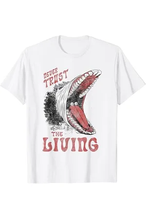 BEETLEJUICE Never Trust the Living T-Shirt, , Kurzarm, Unisex, S, Klassisch, Fans des Films , junge Erwachsene, Erwachsene