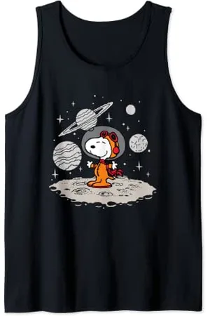 Peanuts Snoopy Planets And Starfield Tank Top