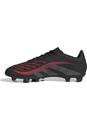 adidas Unisex Predator Club Firm Multi Ground Football Boots Fußballschuhe, Core Black/Grey Four/Lucid Red