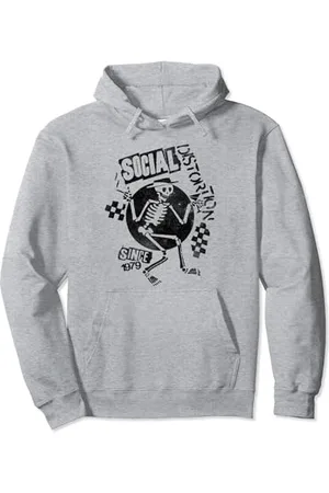Social Distortion Offizielles Black Spray Skelly Pullover Hoodie