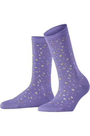 ESPRIT Damen Socken Terrazzo Sock W So Viskose gemustert 1 Paar, , 35-38