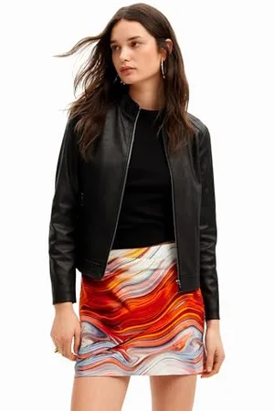 Desigual Damen Jacket_toronto WOMAN WOVEN PU COAT, , S EU