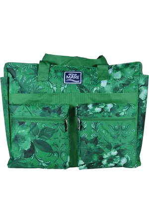 AQUA DI MARE Strandtasche Rib-Stop quadratisch Muster 100% PL 22883 Smaragd, , Zeitgenössisch