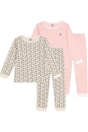 Petit Bateau A0BSM Langarm-Pyjama Mädchen 3 Jahre