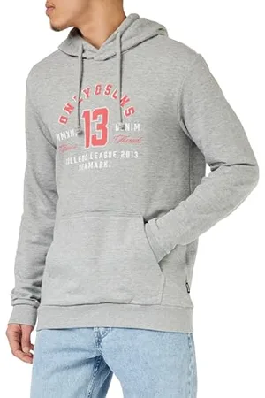 Only & Sons ONSLENNY REG Vintage Print Hood Sweat