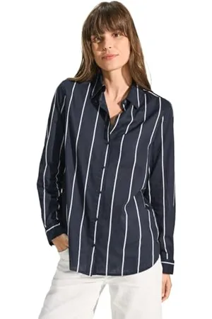 CECIL Damen B344984 Gestreifte Bluse, , Medium