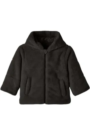 NAME IT Mädchen NMFMILA Faux FUR Jacket W Hood PB Kurzjacke, , 110