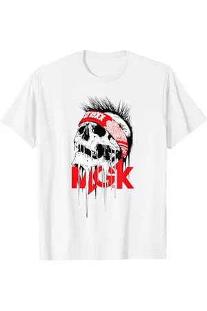Machine Gun Kelly Offizielles Maschinengewehr Kelly Invincible Skull T-Shirt