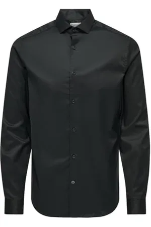 Only & Sons Herren Onsjordan Life Slim Twill Shirt Langarmhemd, , M EU